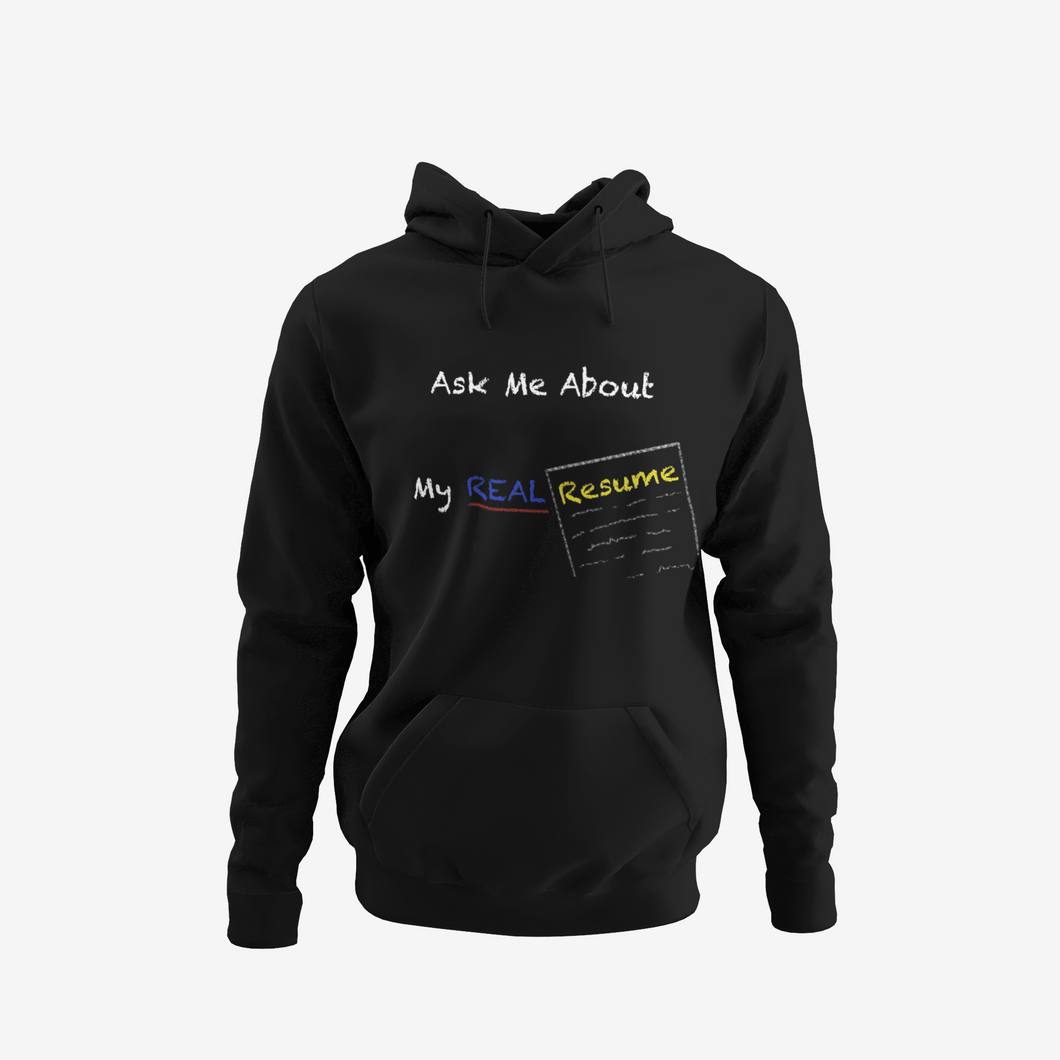 Life Rocketed real resume hoodie