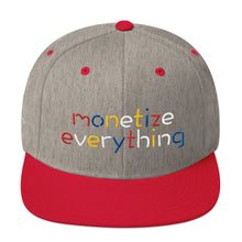 Load image into Gallery viewer, Life Rocketed Monetize Everything Snapback Hat