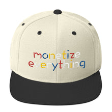 Load image into Gallery viewer, Life Rocketed Monetize Everything Snapback Hat